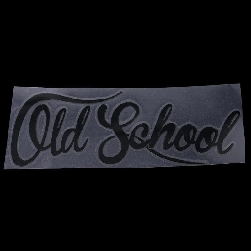 Old School Vinyl Car Decal 19x7CM