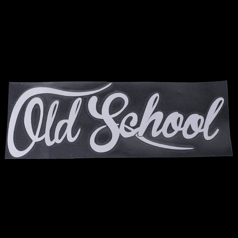 Old School Vinyl Car Decal 19x7CM
