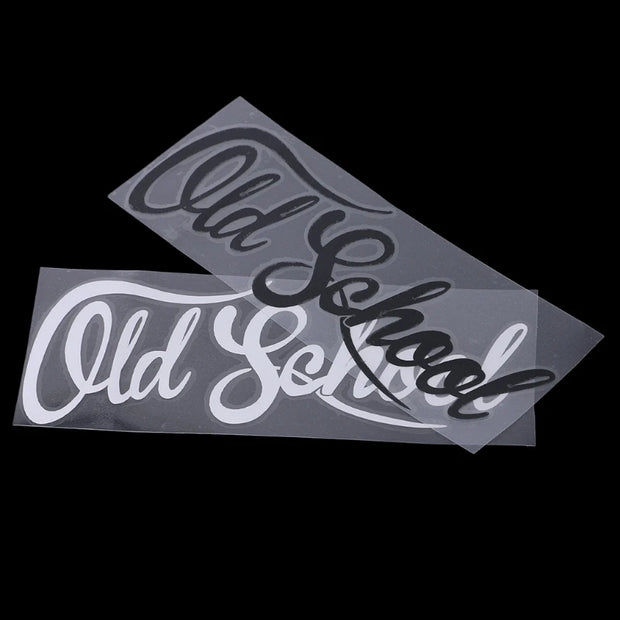 Old School Vinyl Car Decal 19x7CM