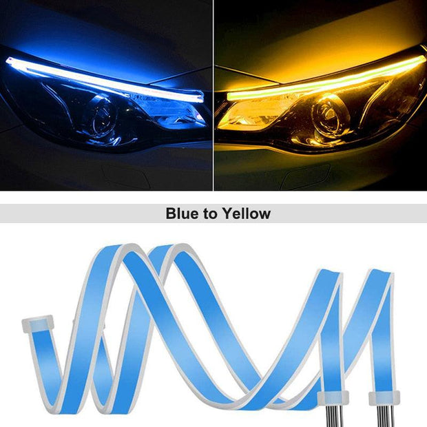 LED DRL Car Daytime Running Light Flexible Waterproof Strip