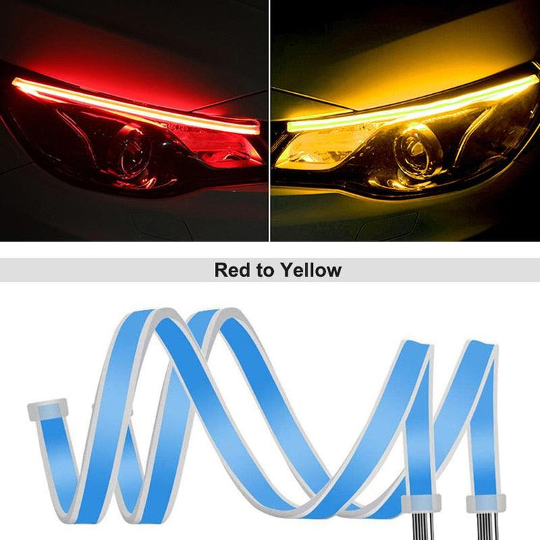 LED DRL Car Daytime Running Light Flexible Waterproof Strip