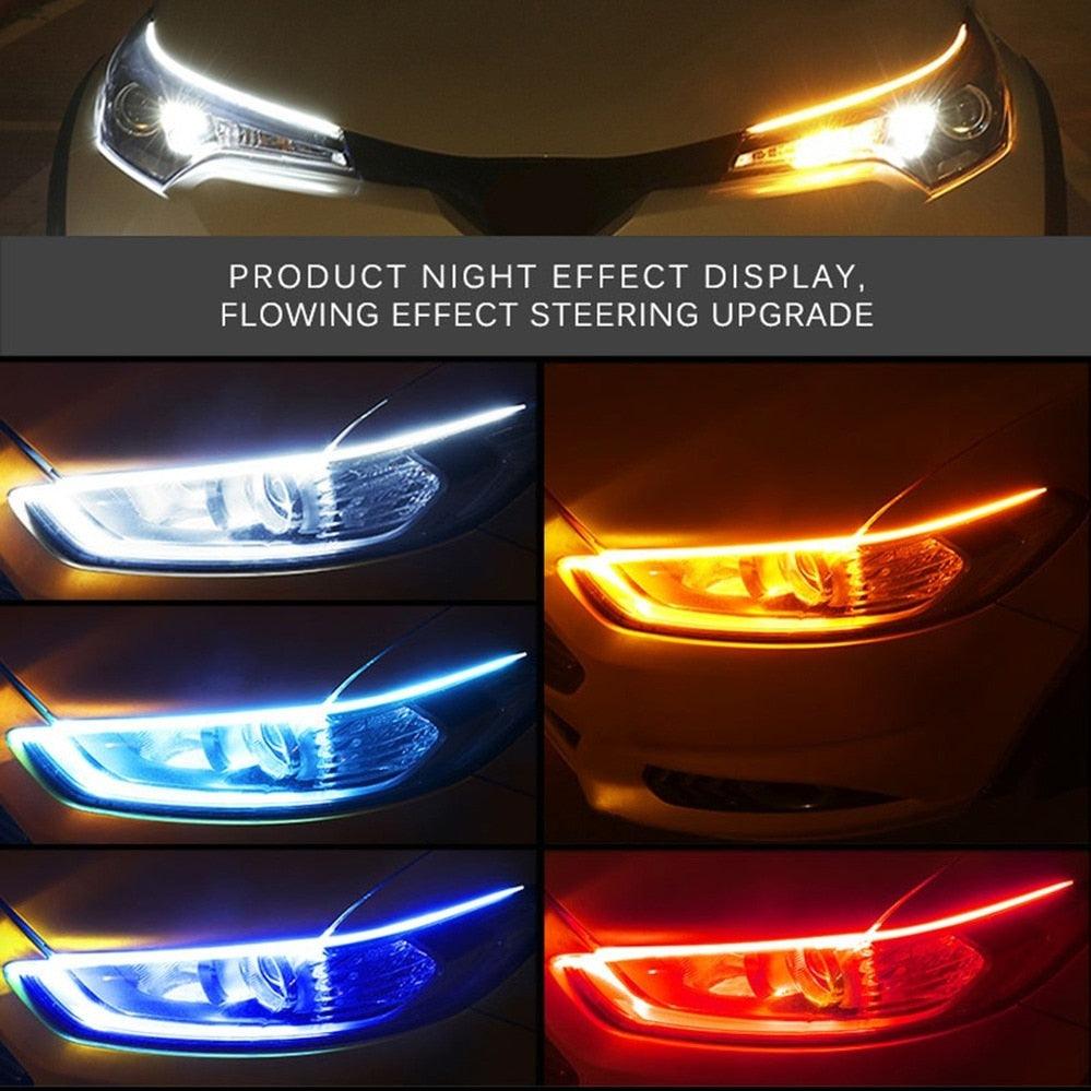 LED DRL Car Daytime Running Light Flexible Waterproof Strip