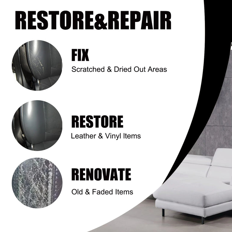 Leather Color Restorer Cream Kit