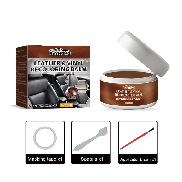 Leather Color Restorer Cream Kit