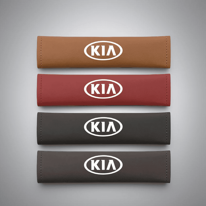 Leather Seat Belt Cover for KIA - One Beast Garage