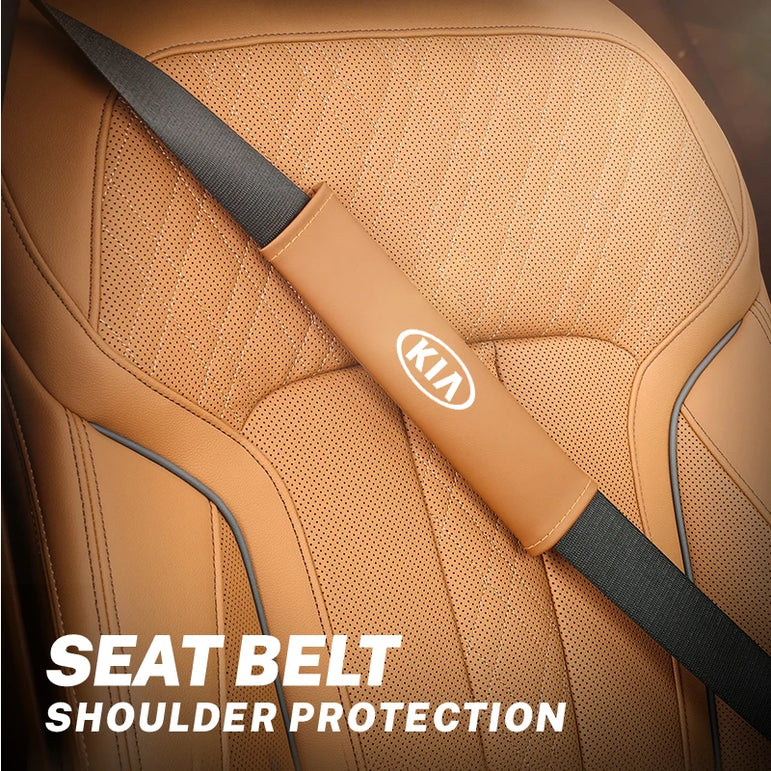 Leather Seat Belt Cover for KIA - One Beast Garage