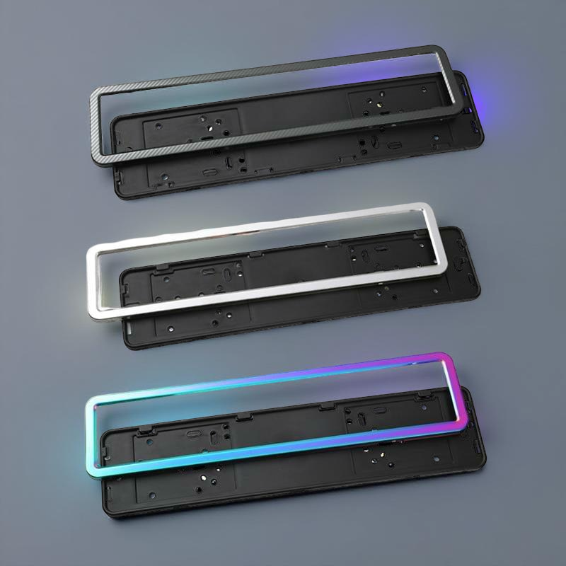 License Plate - 1SET - Universal - Metal/PLastic Material
