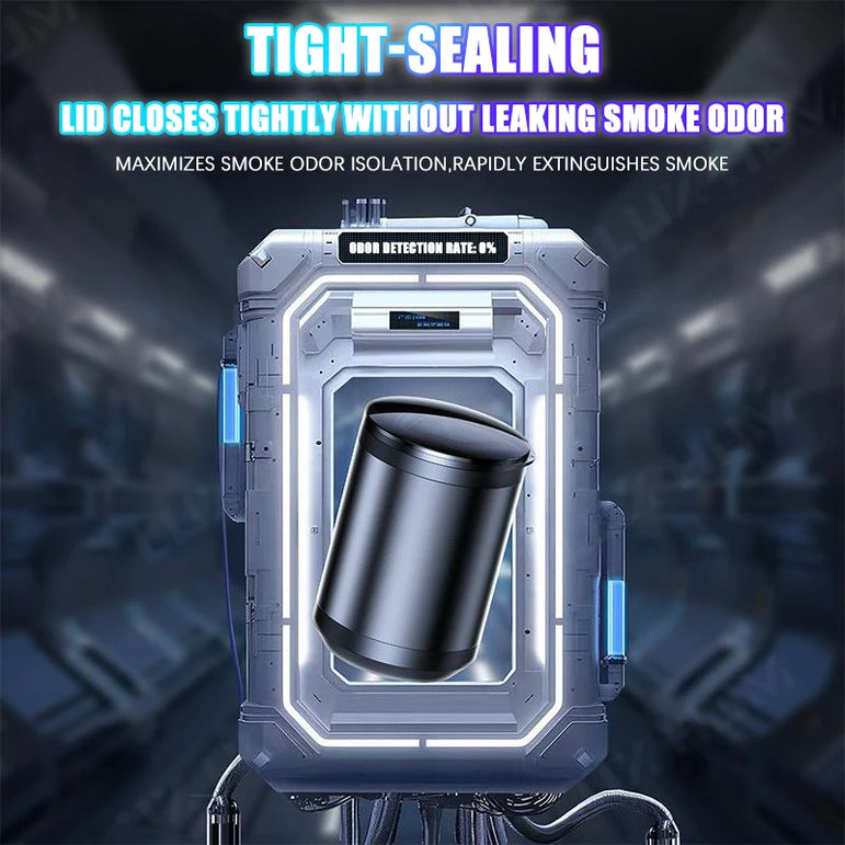 Luxury LED Car Ashtray with Lid - One Beast Garage