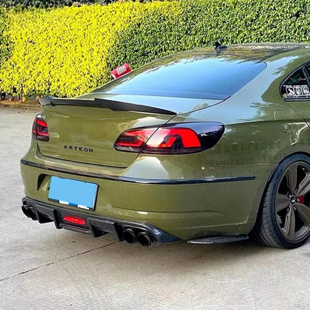M4 Style Carbon Fiber Rear Trunk Spoiler for Volkswagen Passat CC
