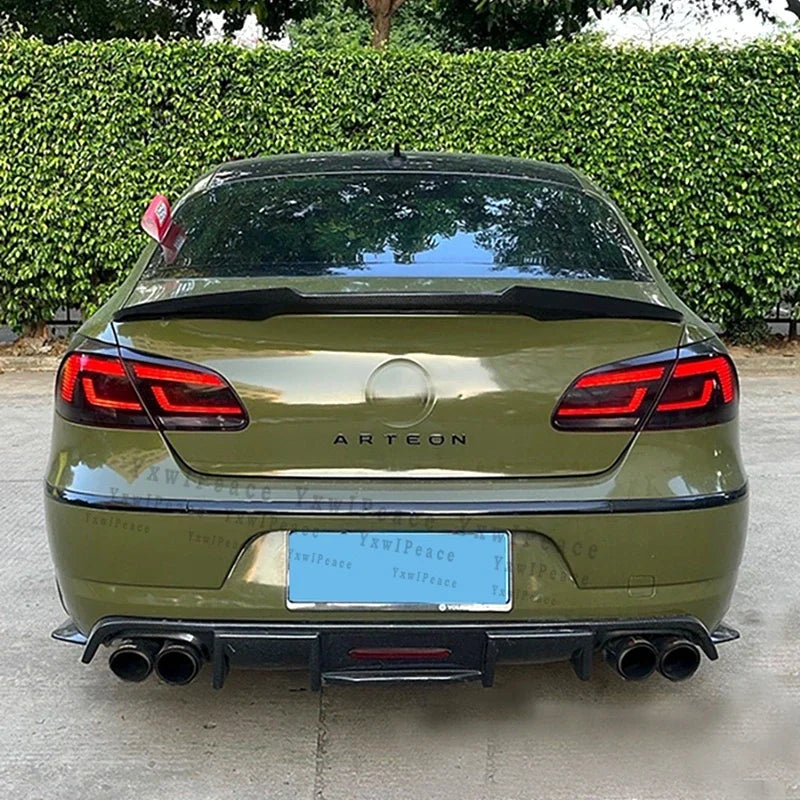 M4 Style Carbon Fiber Rear Trunk Spoiler for Volkswagen Passat CC