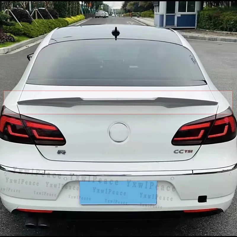 M4 Style Carbon Fiber Rear Trunk Spoiler for Volkswagen Passat CC