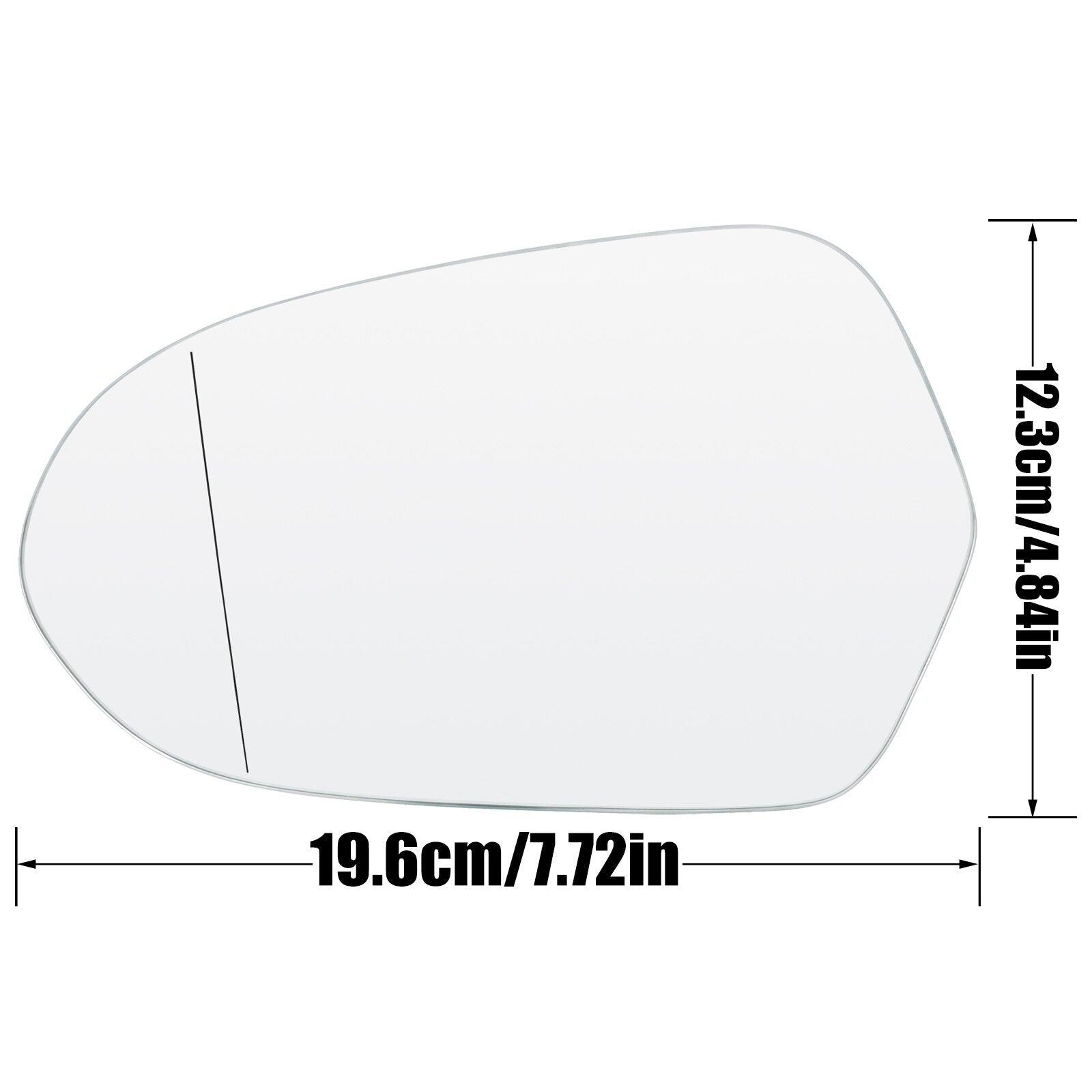 Mirror Glass heated For Audi A6 Left And Right - One Beast Garage
