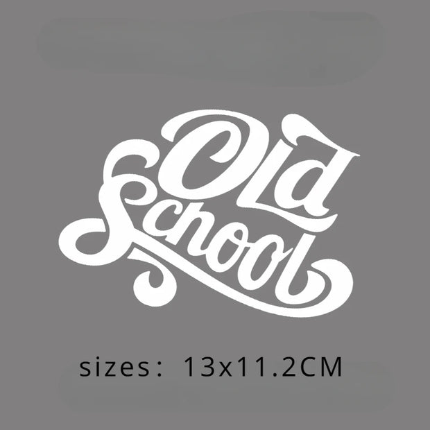 Old School Motorcycle Sticker P(1C)