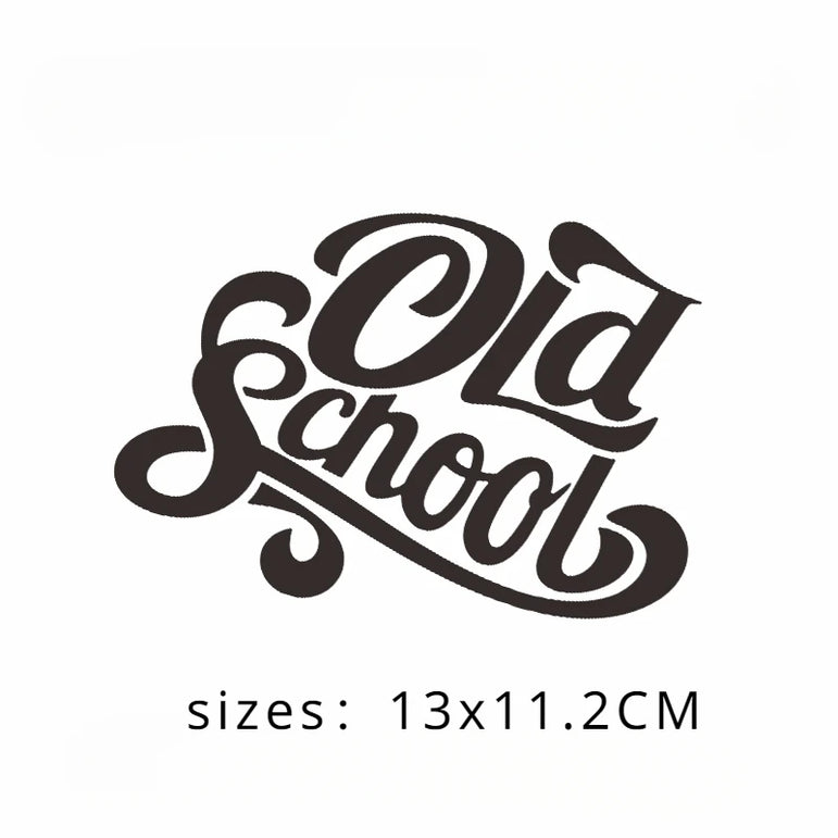 Old School Motorcycle Sticker P(1C)