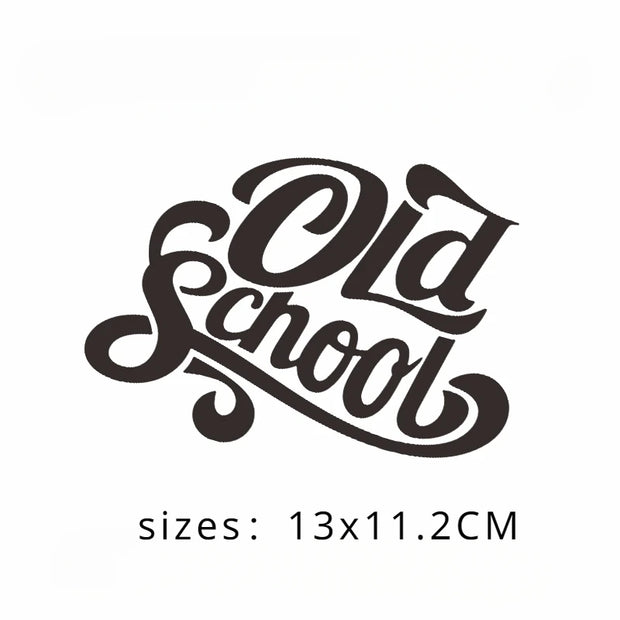 Old School Motorcycle Sticker P(1C)