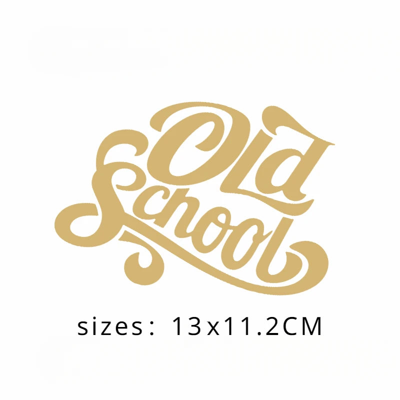 Old School Motorcycle Sticker P(1C)