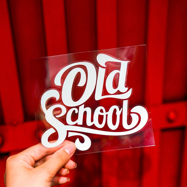 Old School Motorcycle Sticker P(1C)