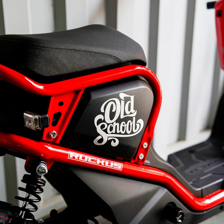 Old School Motorcycle Sticker P(1C)