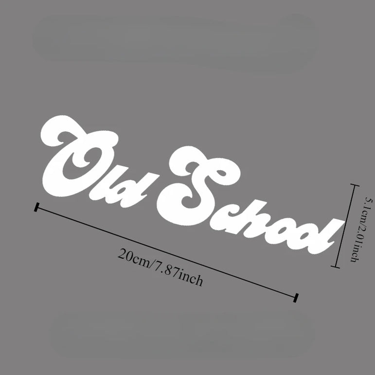 Old School Motorcycle Sticker P(1C)