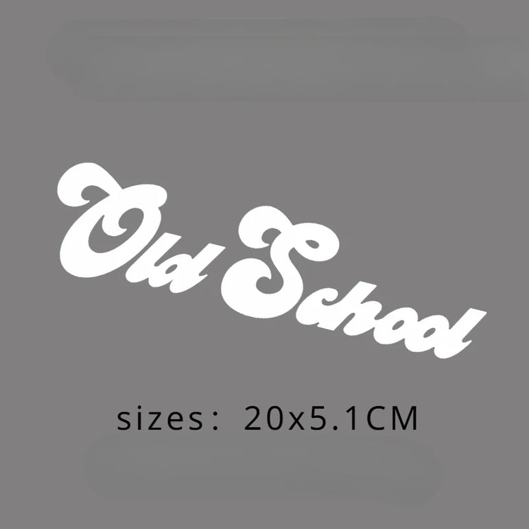 Old School Motorcycle Sticker P(1C)