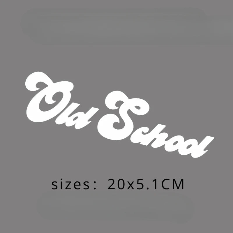 Old School Motorcycle Sticker P(1C)