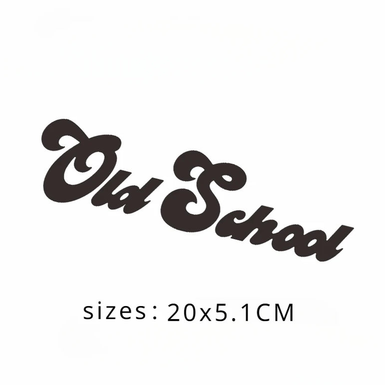 Old School Motorcycle Sticker P(1C)