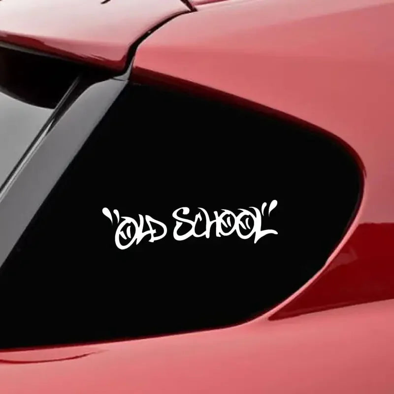 Old School Word Stickers for Cars & Laptops