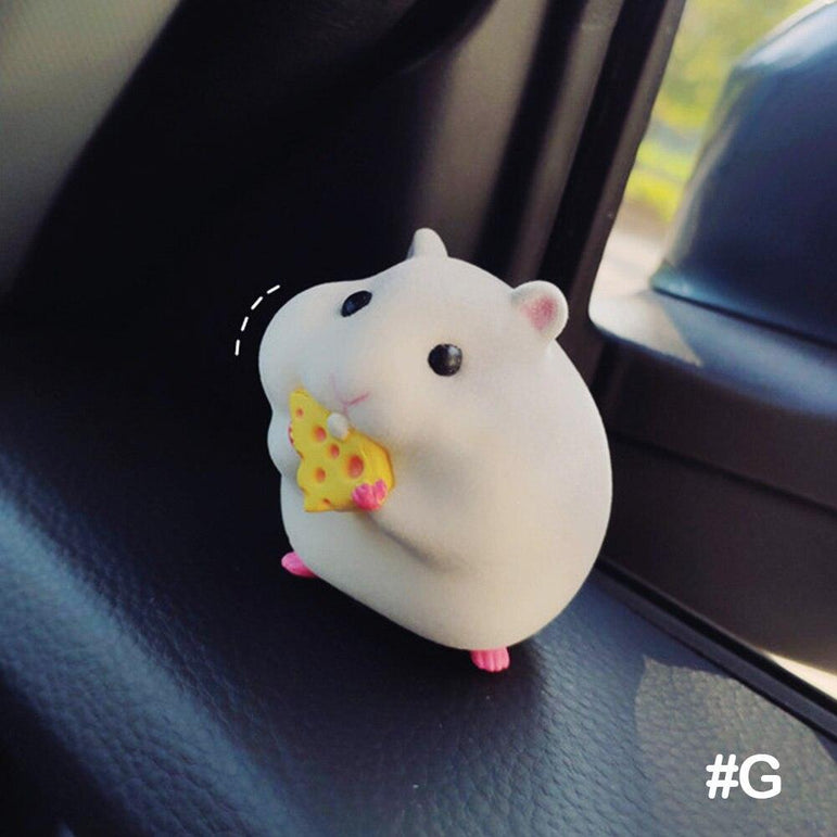 Ornament in the shape of a cute Rat for the car or office