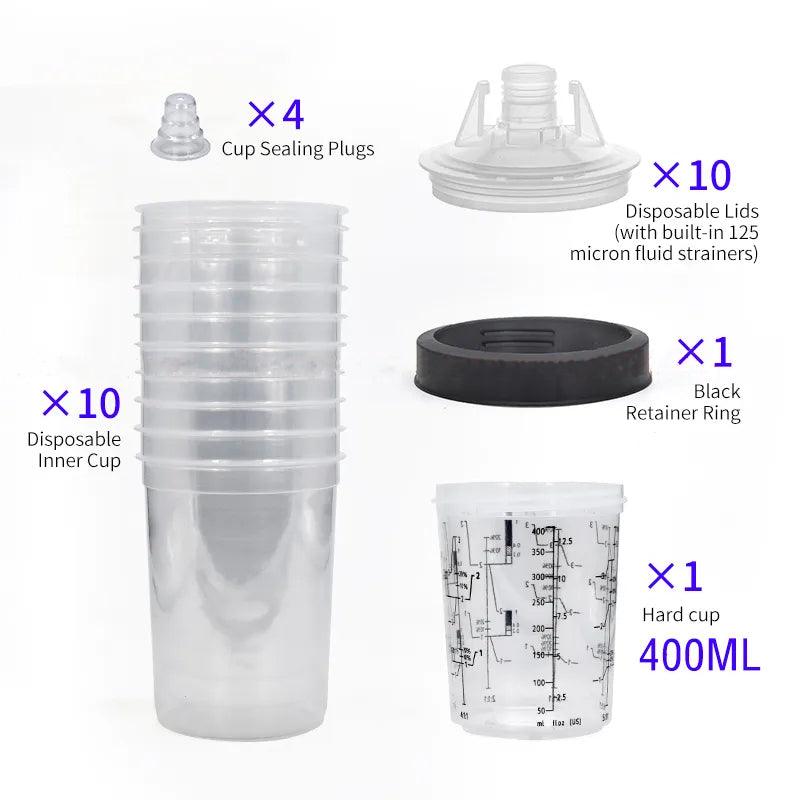 Paint Spray Gun Cup  Paint Mixing Cup