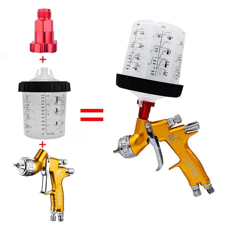 Paint Spray Gun Cup  Paint Mixing Cup