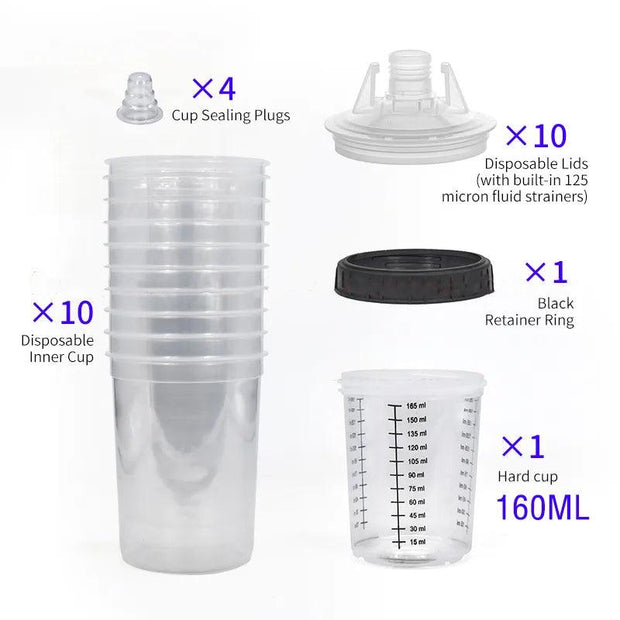 Paint Spray Gun Cup  Paint Mixing Cup