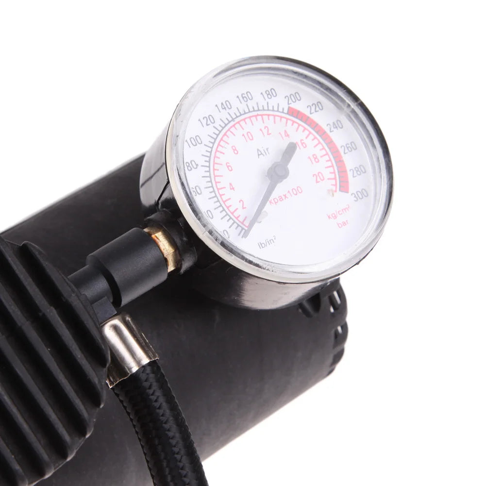 Portable 12V Auto Tire Inflator with Gauge