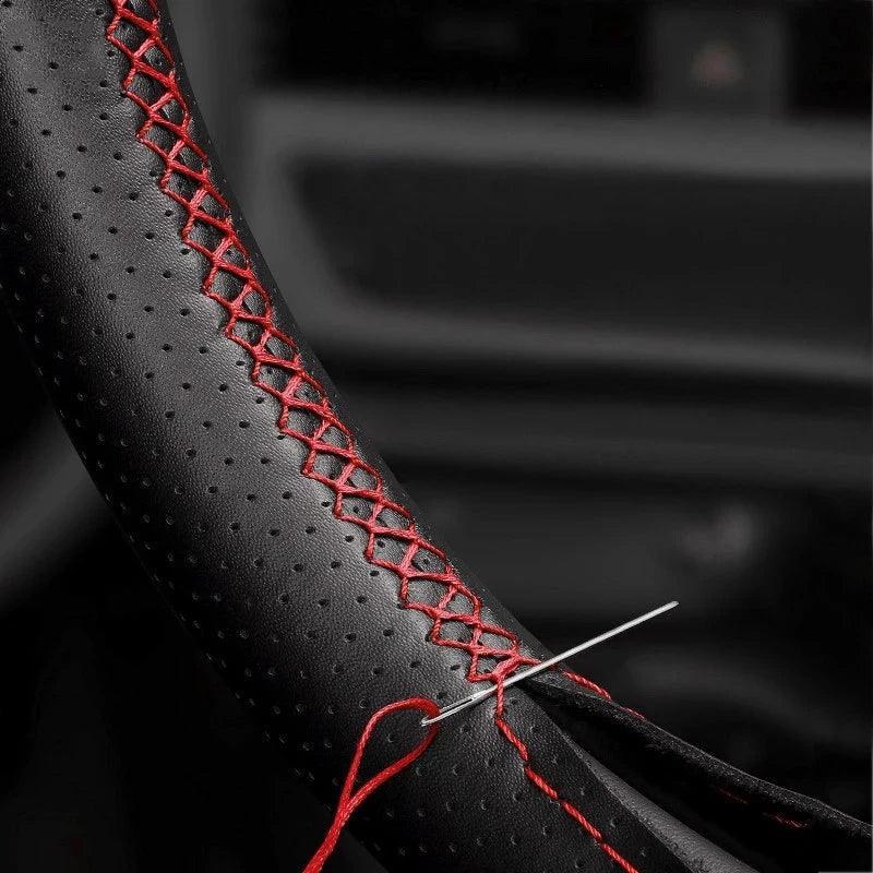 Pro leather steering wheel cover - Dacia & Renault