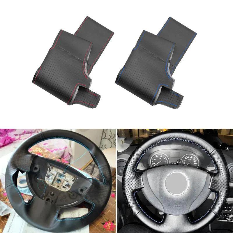 Pro leather steering wheel cover - Dacia & Renault