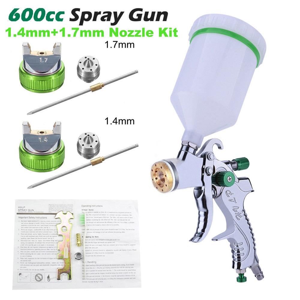Professional HVLP Spay Gun 1.4/1.7/2.0mm Nozzle