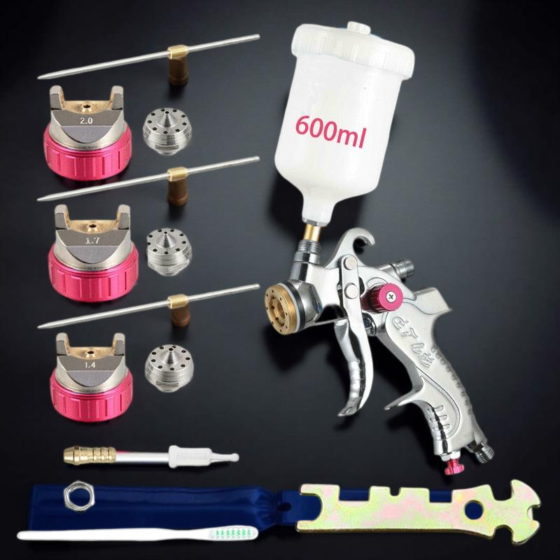 Professional HVLP Spay Gun 1.4/1.7/2.0mm Nozzle