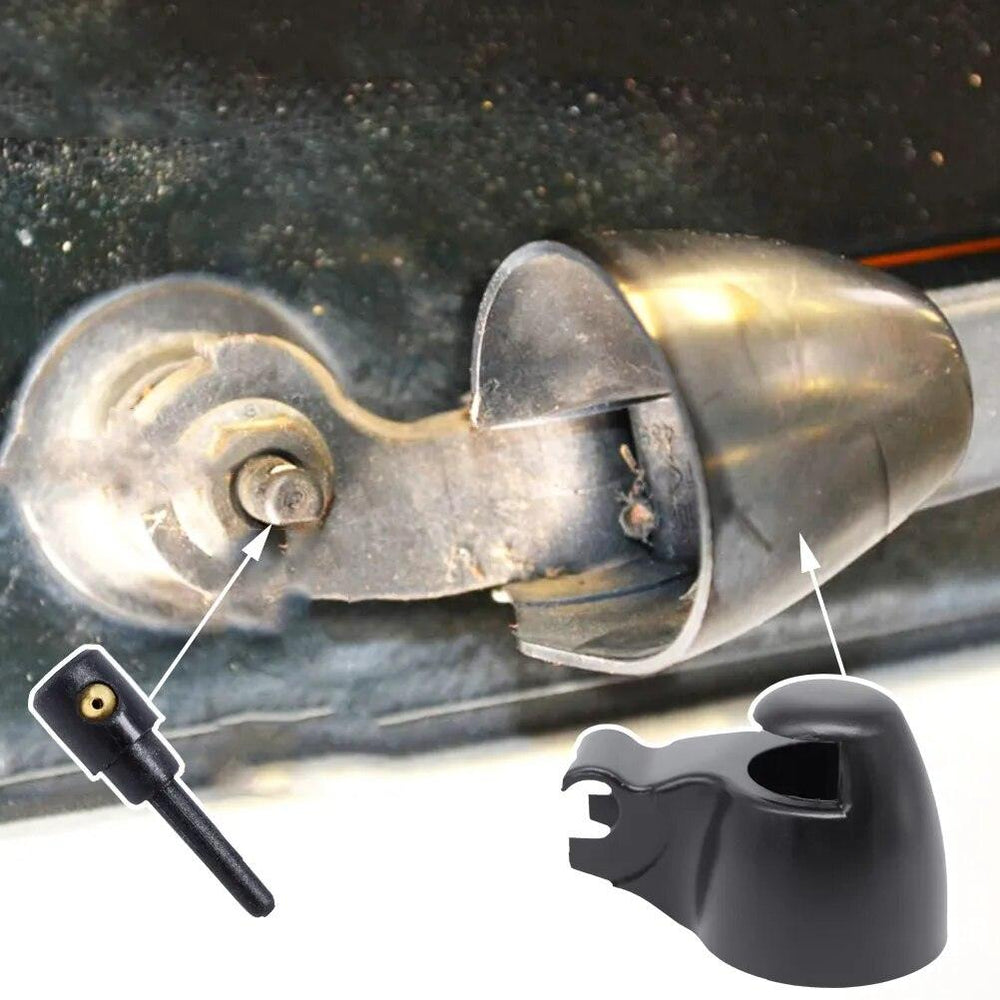 Rear Windshield Wiper Arm Cover with Washer Jet Nozzle