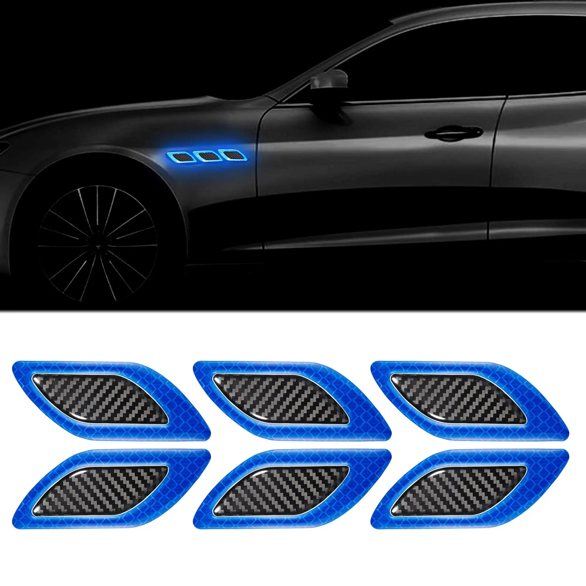 Reflective Car Safety Warning Stickers