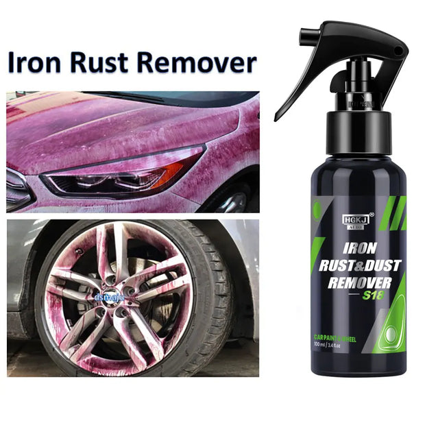 Rust & Iron Remover Spray – Car Paint & Wheel Cleaner