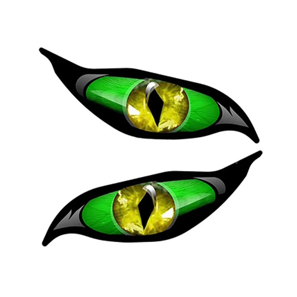 Evil Eye Zombie Car Sticker Set