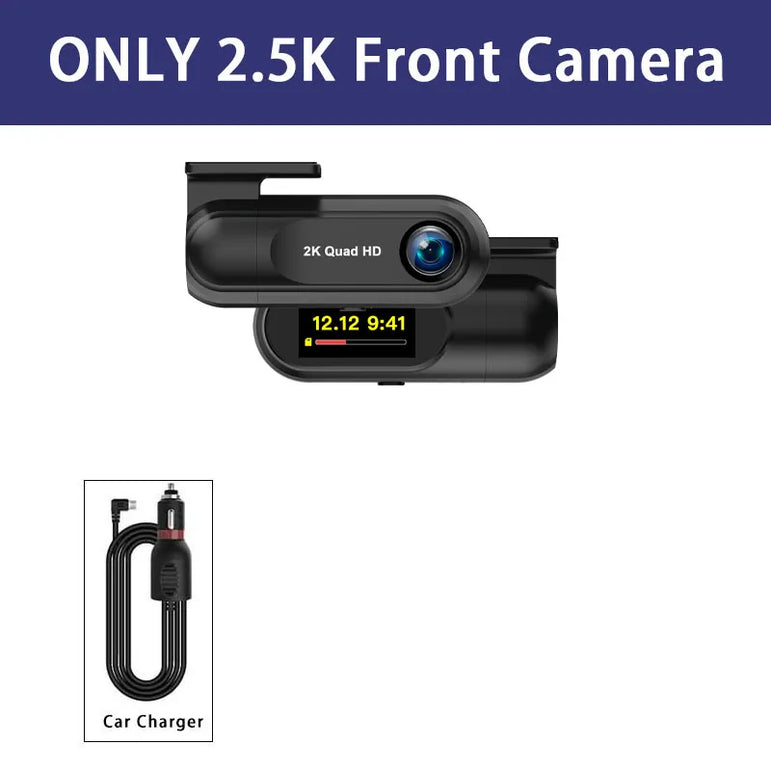 2,5K-Dashcam mit WLAN und GPS