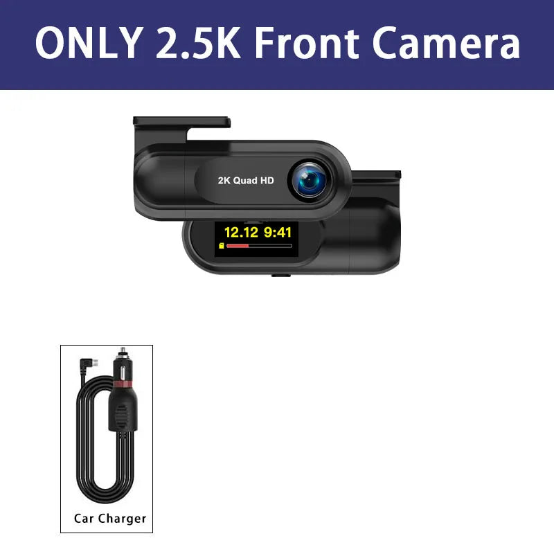 2,5K-Dashcam mit WLAN und GPS