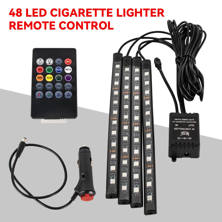 RGB LED Car Interior Ambient Lights