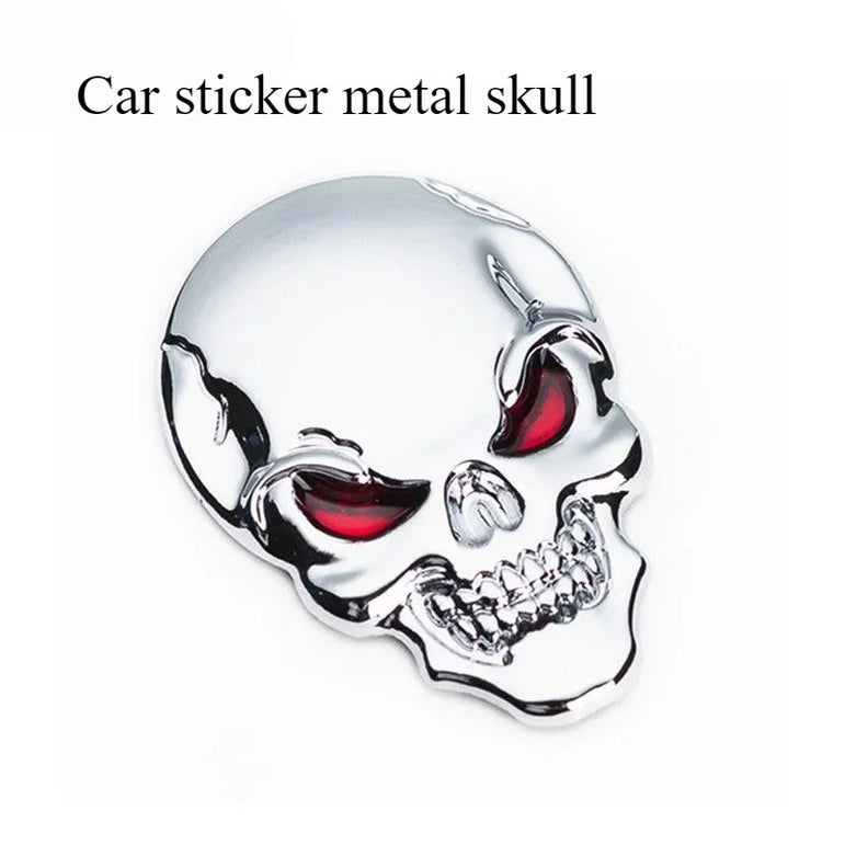 Creative 3D Skull Car Sticker