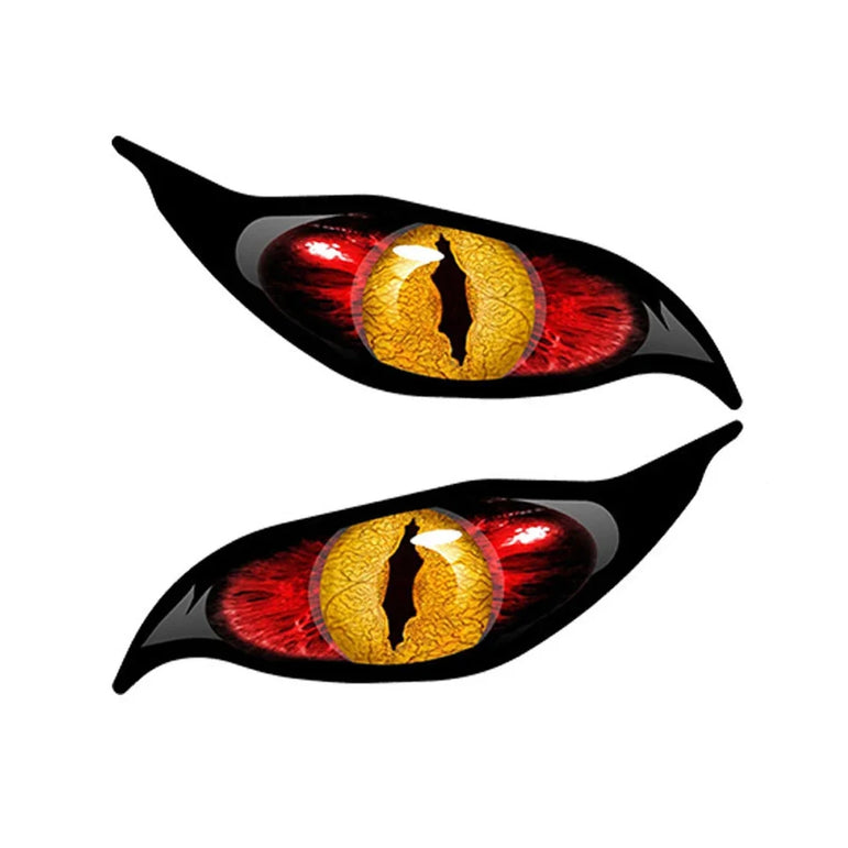 Evil Eye Zombie Car Sticker Set