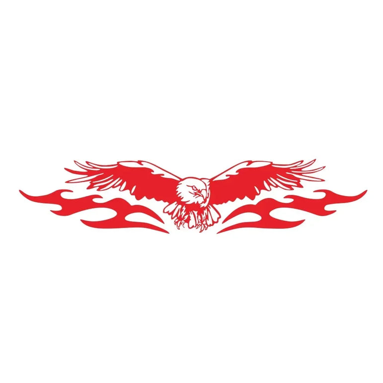 Eagle Fire Racing Car Sticker 20CM
