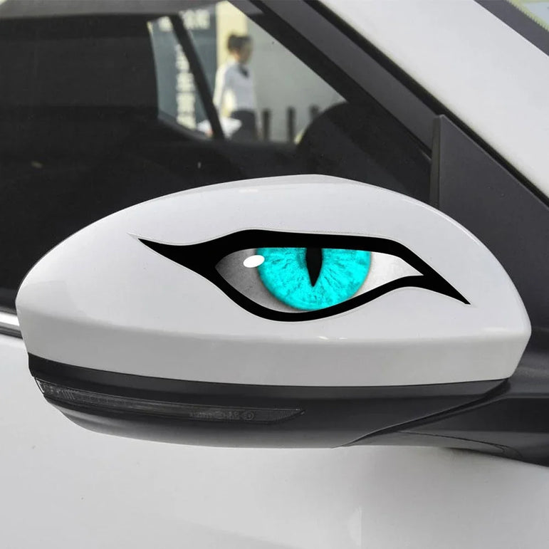 Evil Eye Zombie Car Sticker Set