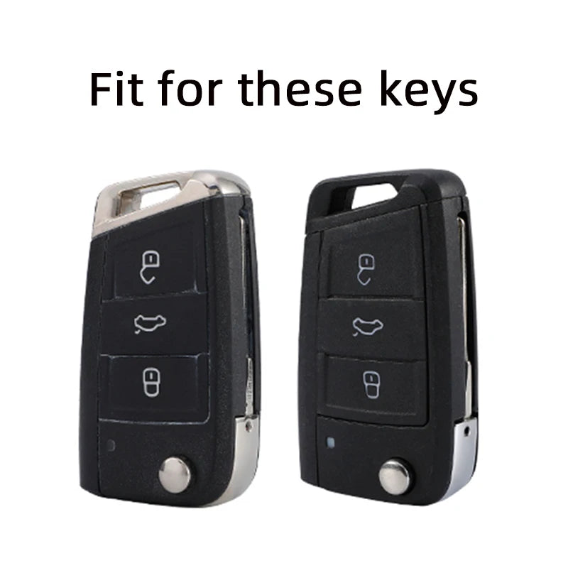 Premium Car Key Case Cover for VW / Skoda / SEAT