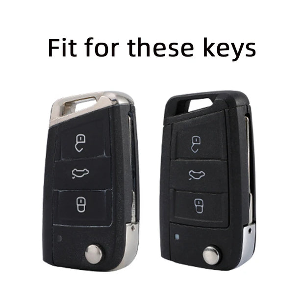 Premium Car Key Case Cover for VW / Skoda / SEAT
