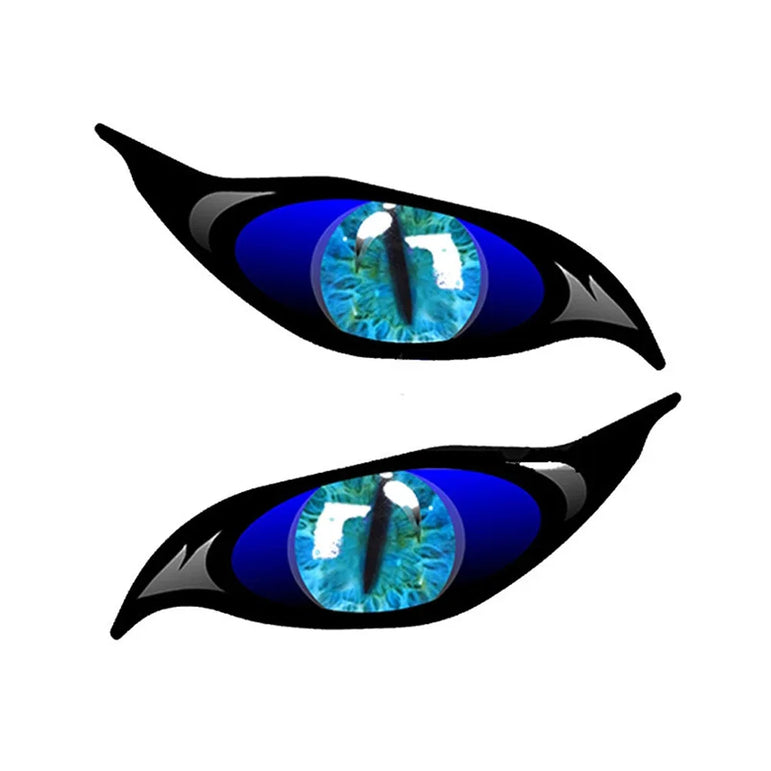Evil Eye Zombie Car Sticker Set